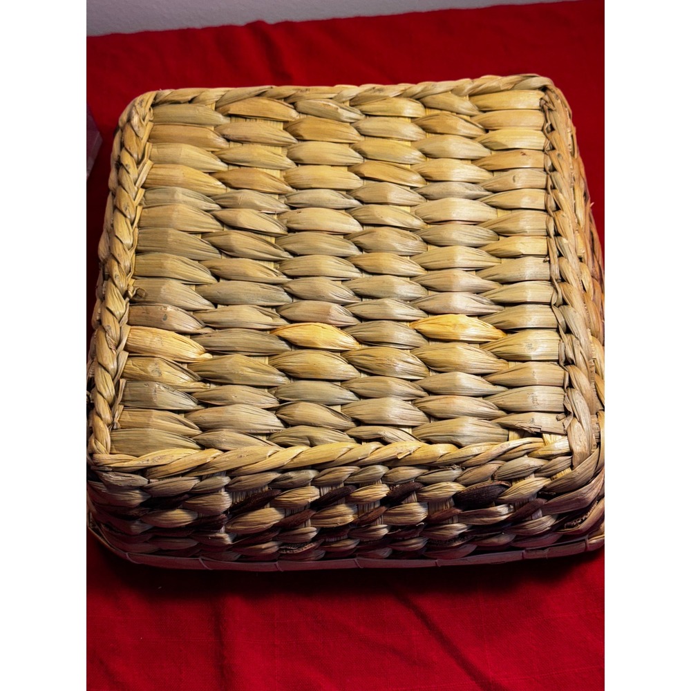 Anchor Hocking Amber Series 435 Square Baking Dish with Woven Serving Basket - Picture 8 of 8